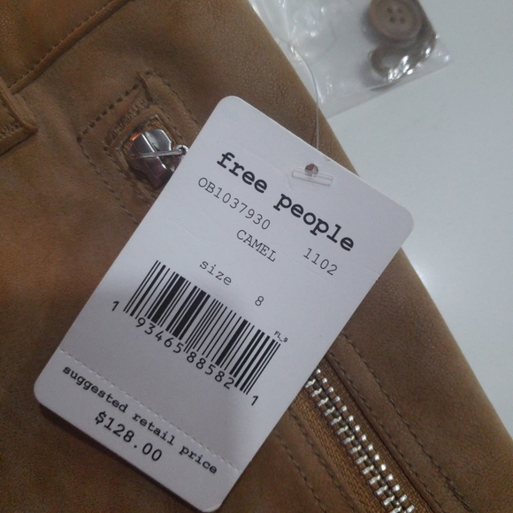 NWT WOMEN'S SIZE 8 FREE PEOPLE CARSON UTILITY SKIR - Picture 4 of 4